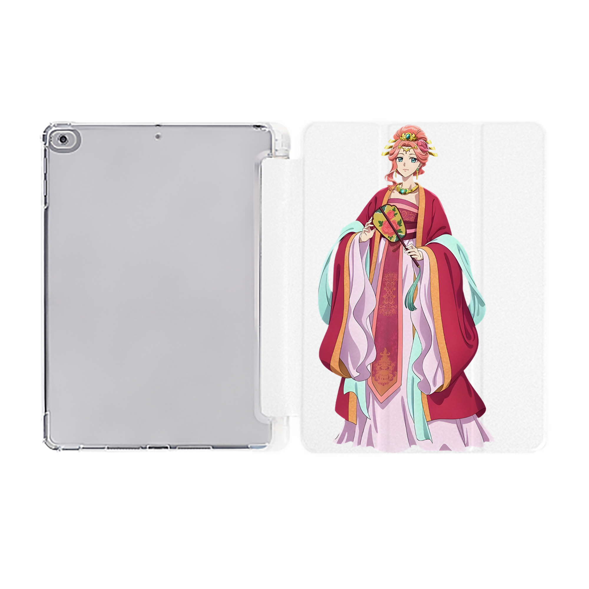 （画像用） 薬屋のひとりごと The Apothecary Diaries IPad ケース ペン収納付き 三つ折りスタンド PUレザー×シリコン 対応機種9.5/10.5/10.9インチ